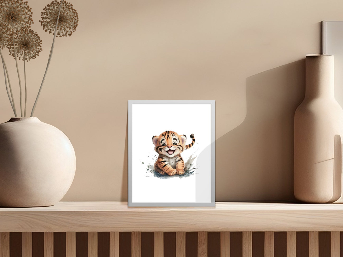 Captivating Baby Tiger Design - Multi-Format Graphics Collection